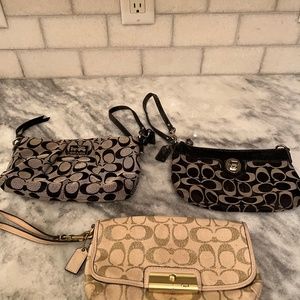 Coach wristlet bundle
